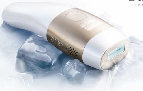 IPL Laser Hair Removal Device with Ice Cooling Technology | 999,999 Flashes | Permanent Hair Reduction | Painless Home Use Hair Remover for Women & Men