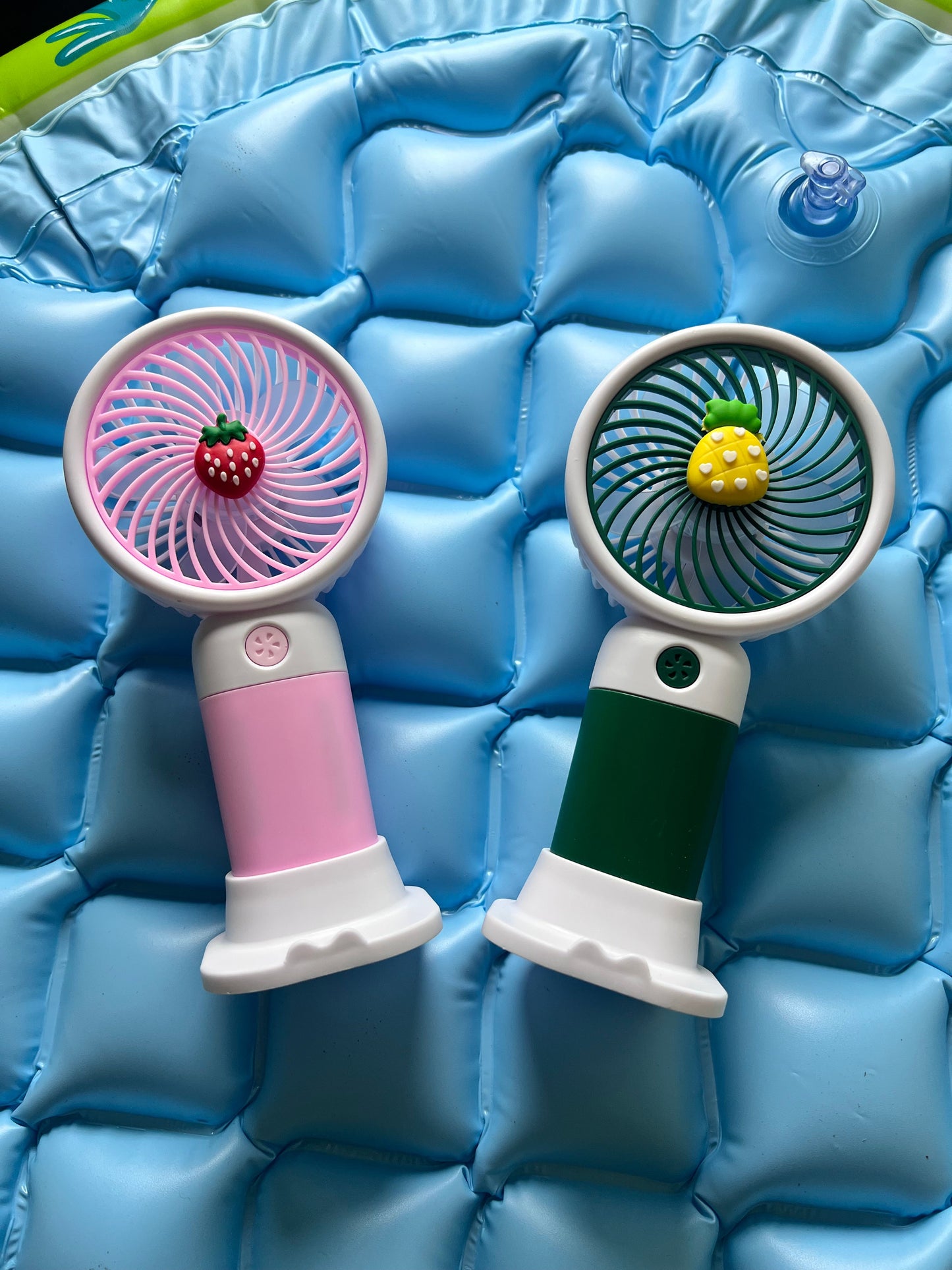 Nesticom Portable Rechargeable Mini Fan Fruit with LED Glow – Ultra-Quiet 3-Speed Handheld Fan for Travel, Office & Outdoor