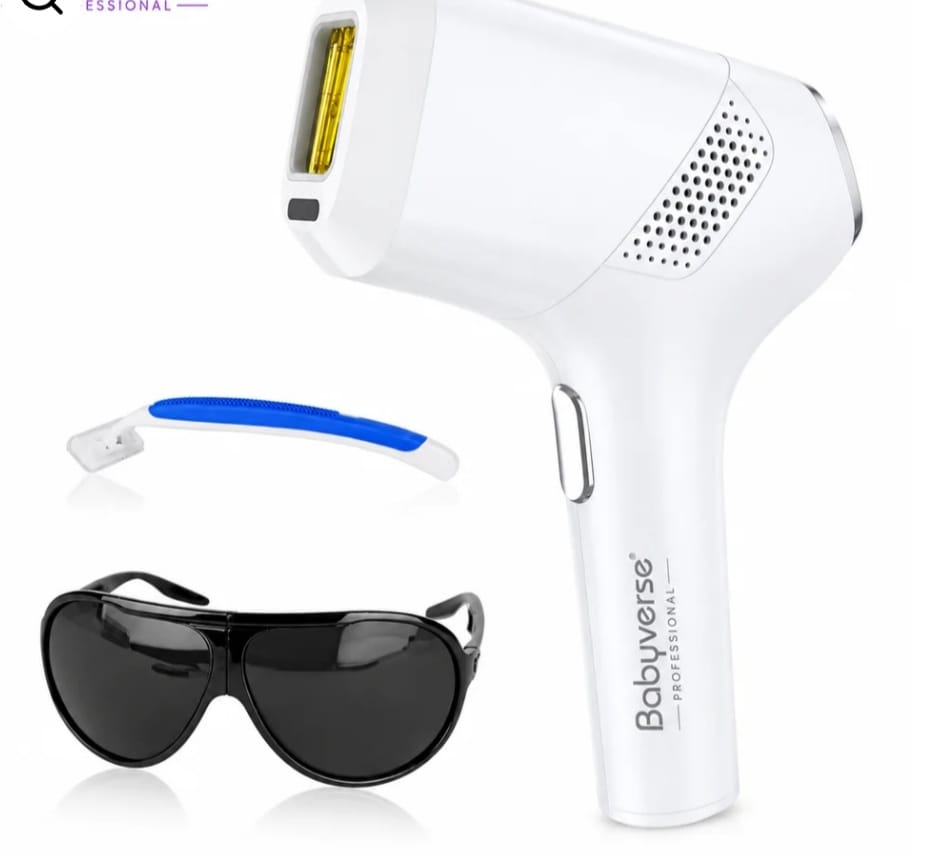 Professional 3-in-1 IPL Laser Hair Removal Device | 1,000,000 Flashes | Hair Removal, Skin Rejuvenation & Acne Care | Home Use for Women & Men