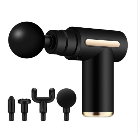 Rechargeable Massage Gun - Deep Tissue Massager with 6 Speed Levels | Muscle Pain Relief | Portable Body Massager